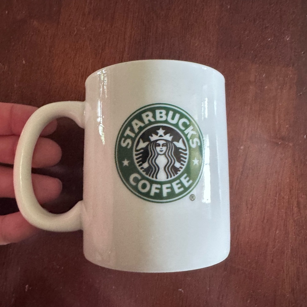 Vintage Starbucks Mini White Coffee Mug 🧜🏼‍♀️